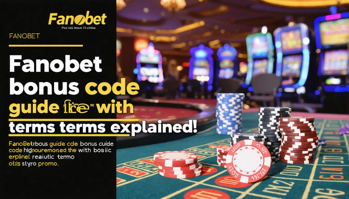 Fanobet bonus code guide with promo terms explained